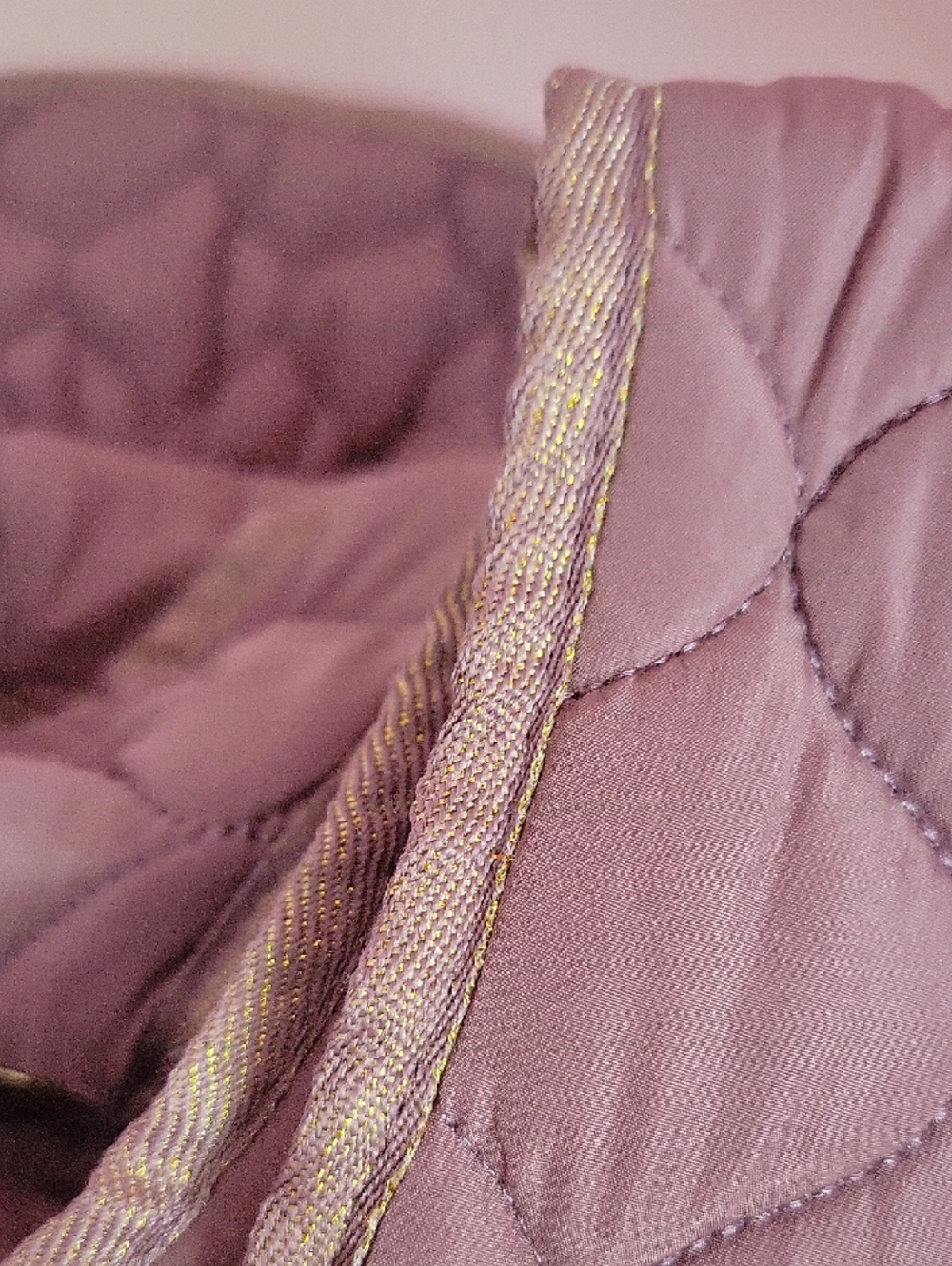 Aspen Quilted Mauve Toddler Vest - Picture 10 of 10